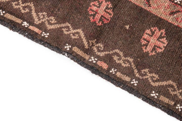 Detail image of 3' 6 x 6' Hand Knotted Ultra Vintage Persian Wool Rug