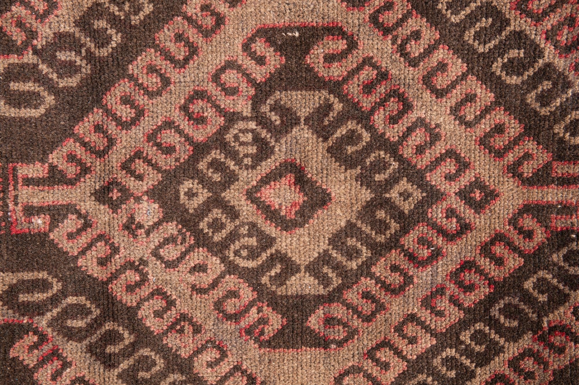 3' 6 x 6' Hand Knotted Ultra Vintage Persian Wool Rug