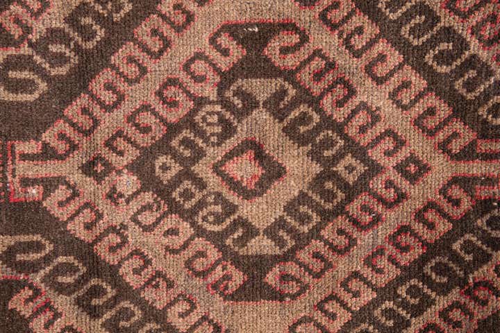 3' 6 x 6' Hand Knotted Ultra Vintage Persian Wool Rug