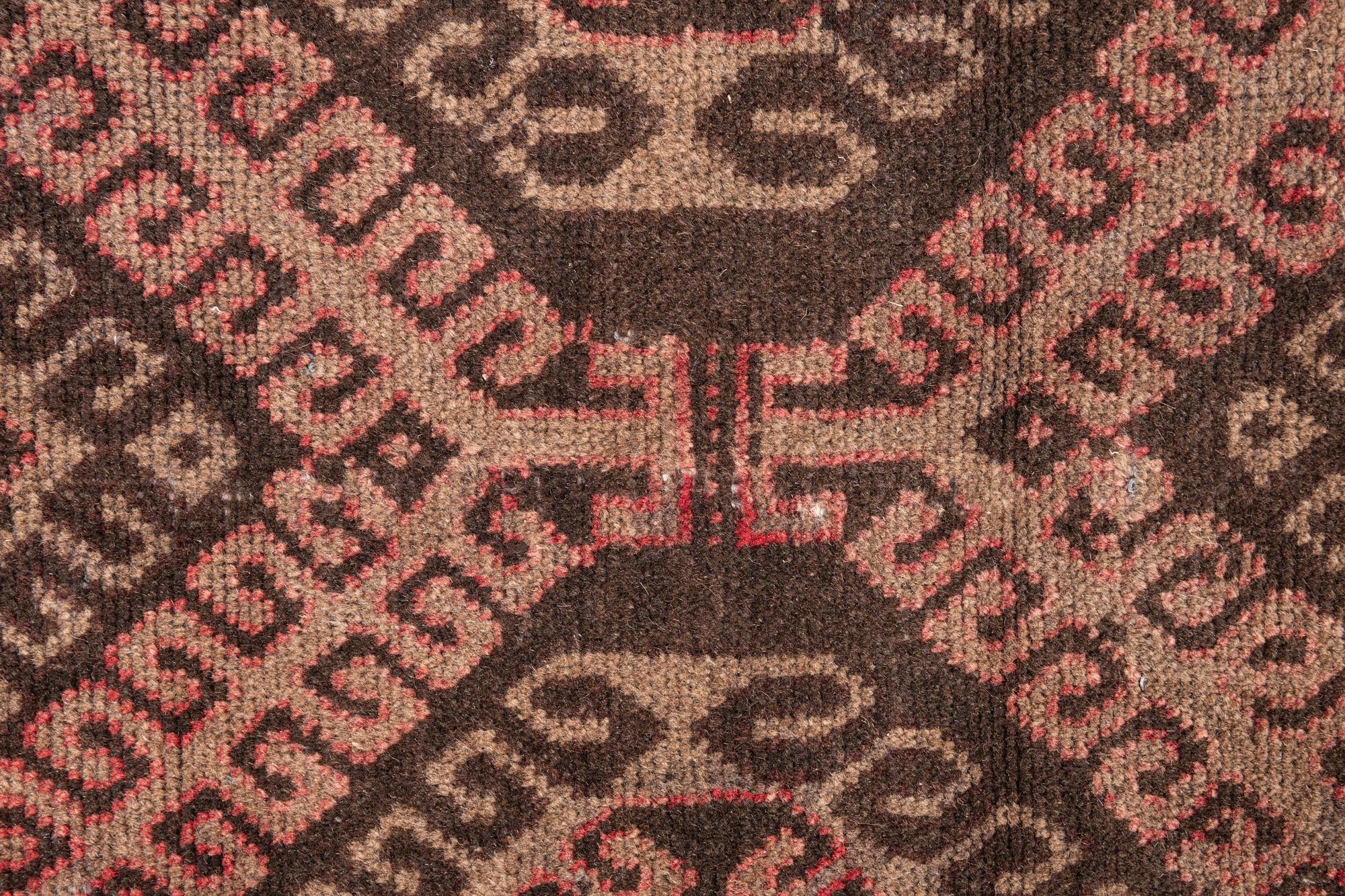 3' 6 x 6' Hand Knotted Ultra Vintage Persian Wool Rug