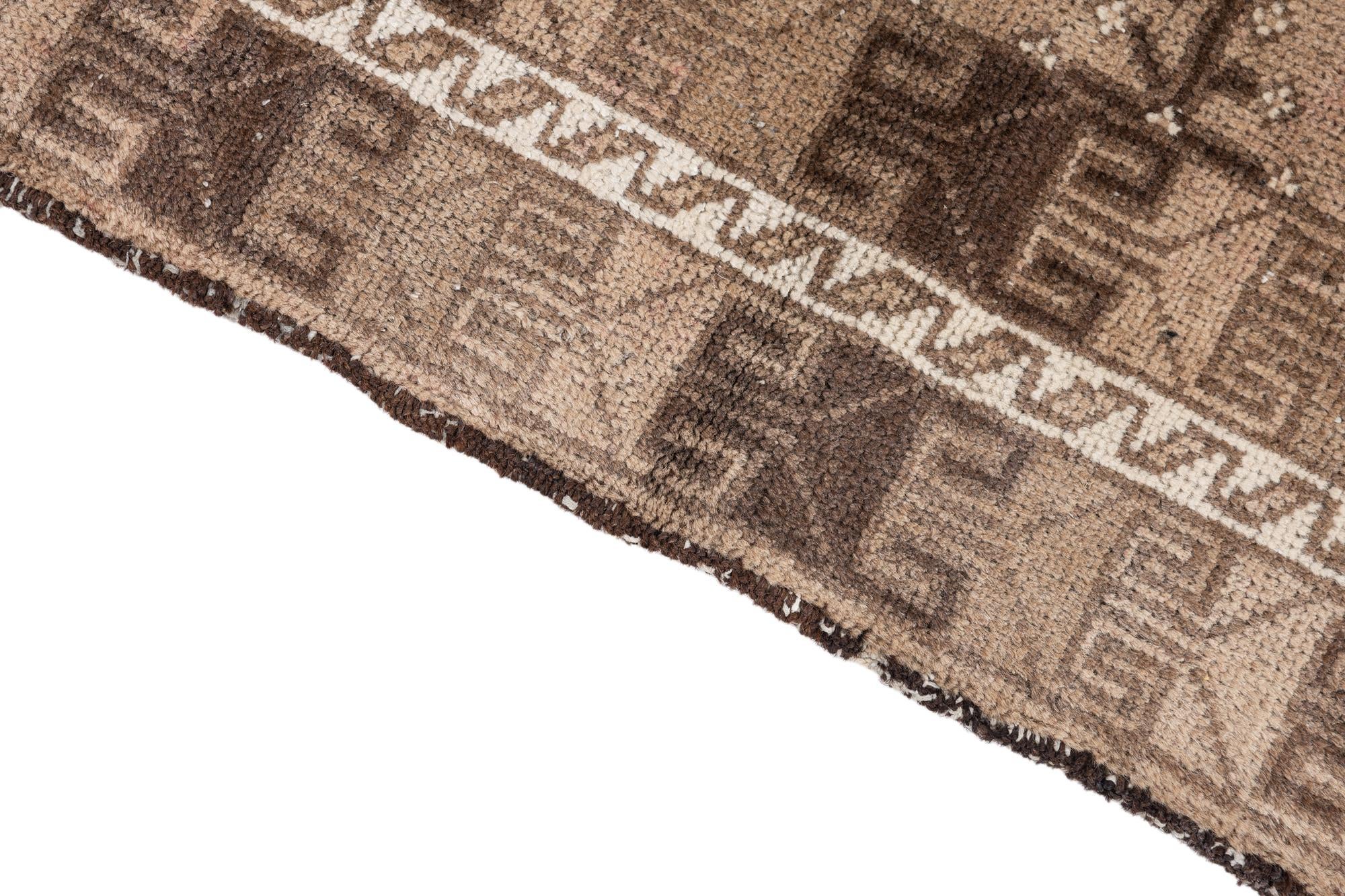 3' 3 x 6' Hand Knotted Ultra Vintage Persian Wool Rug