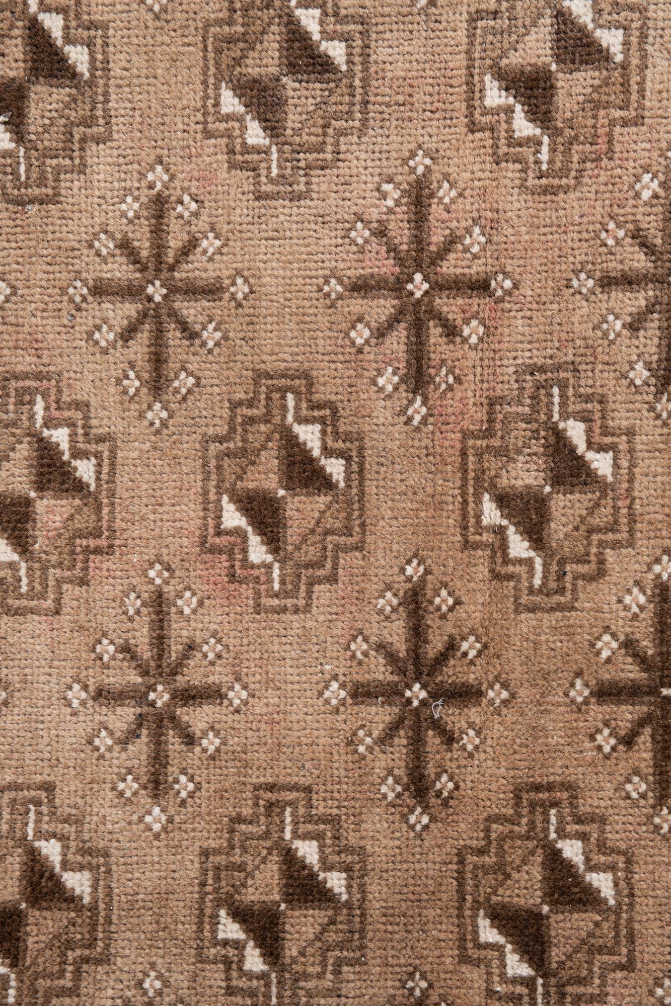 3' 3 x 6' Hand Knotted Ultra Vintage Persian Wool Rug
