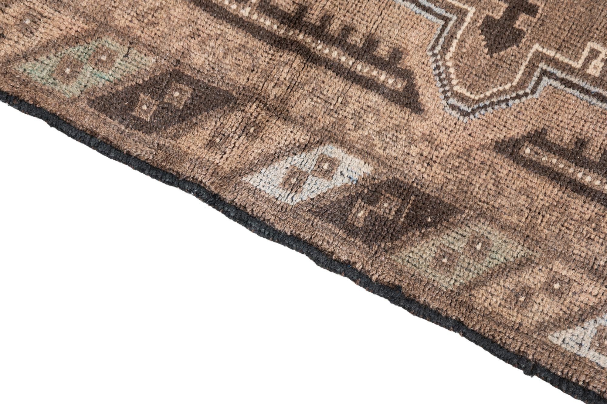 3' 6 x 6' 2 Hand Knotted Ultra Vintage Persian Wool Rug