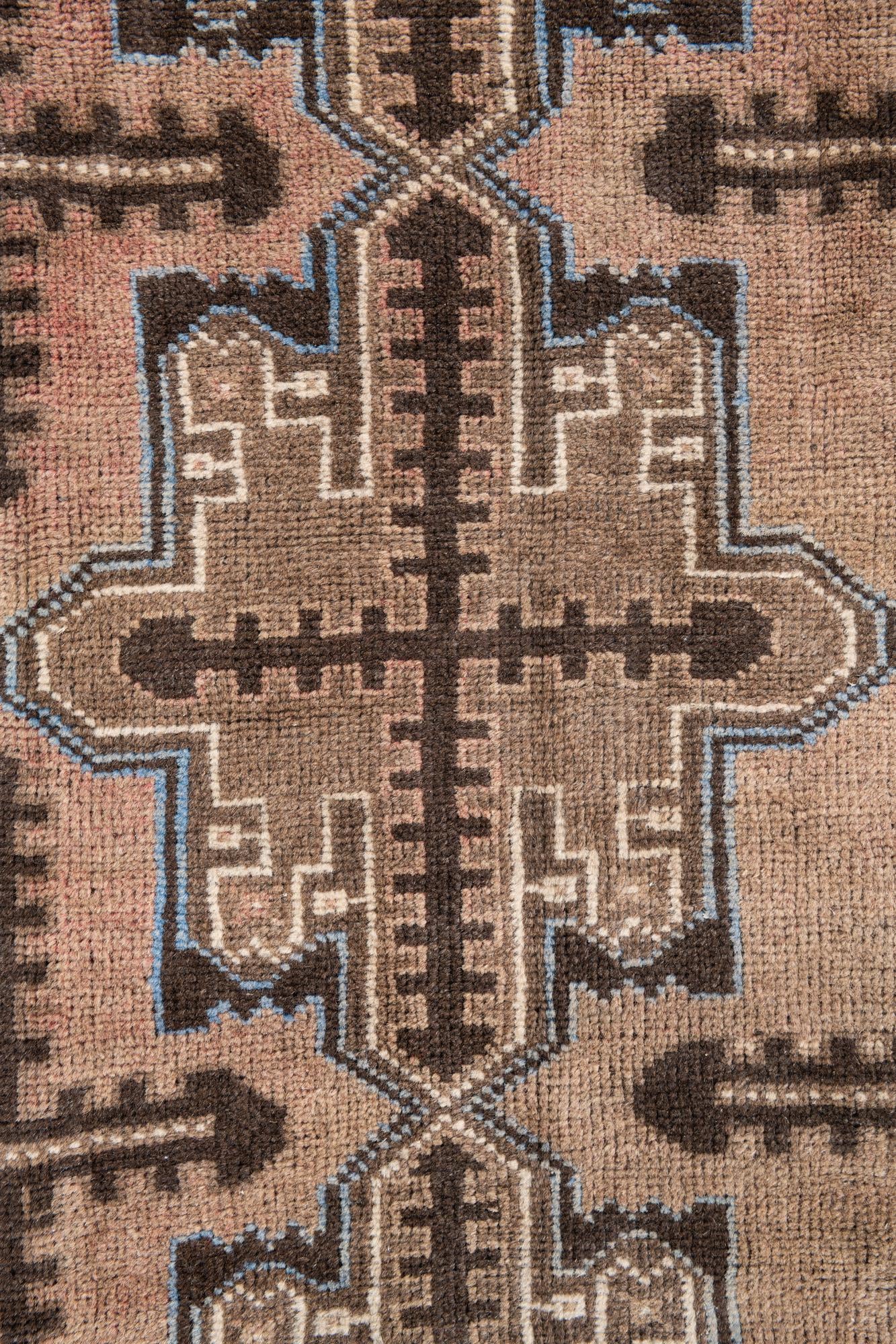 3' 6 x 6' 2 Hand Knotted Ultra Vintage Persian Wool Rug