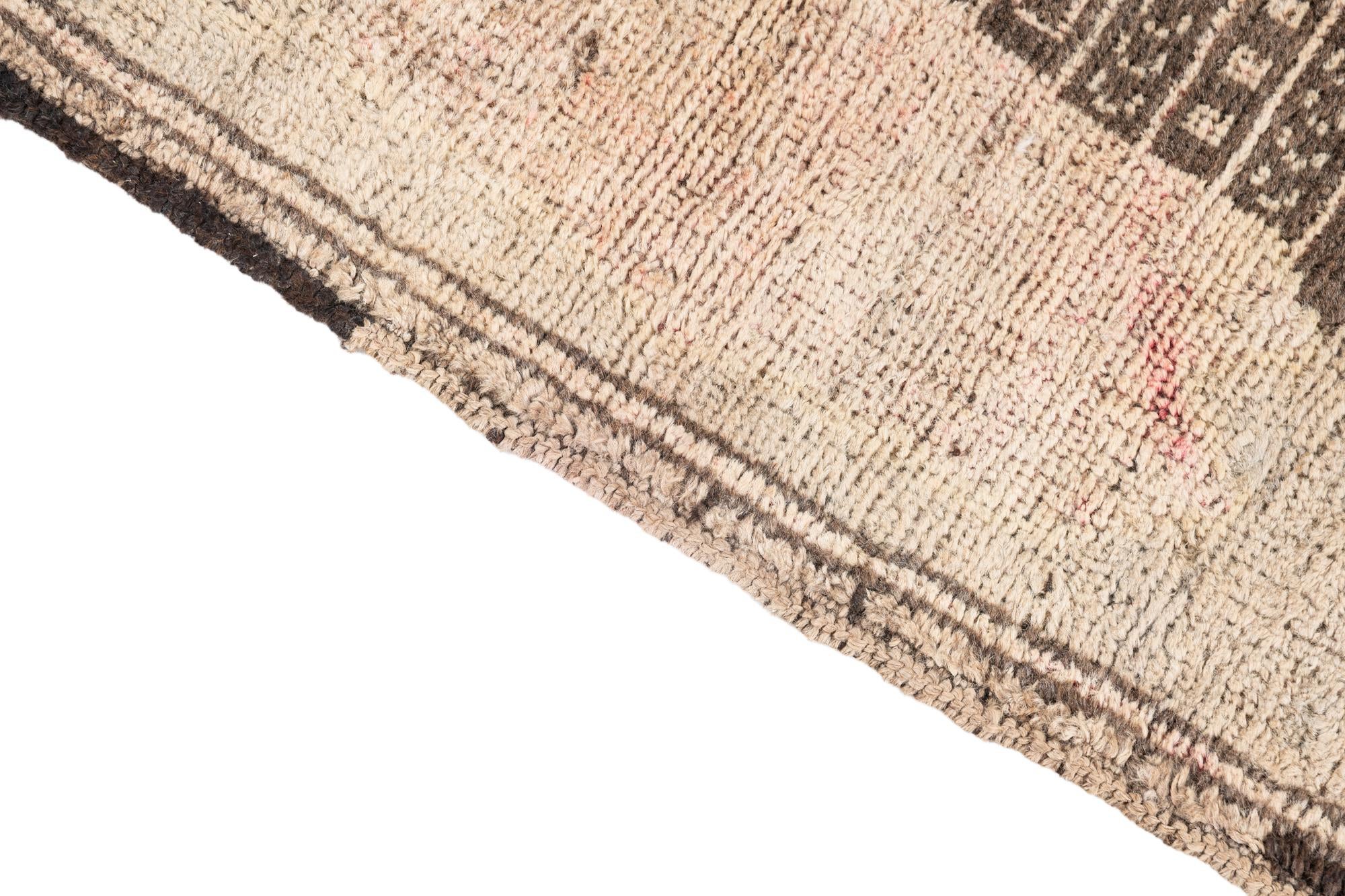 3' x 4' 6 Hand Knotted Ultra Vintage Persian Wool Rug
