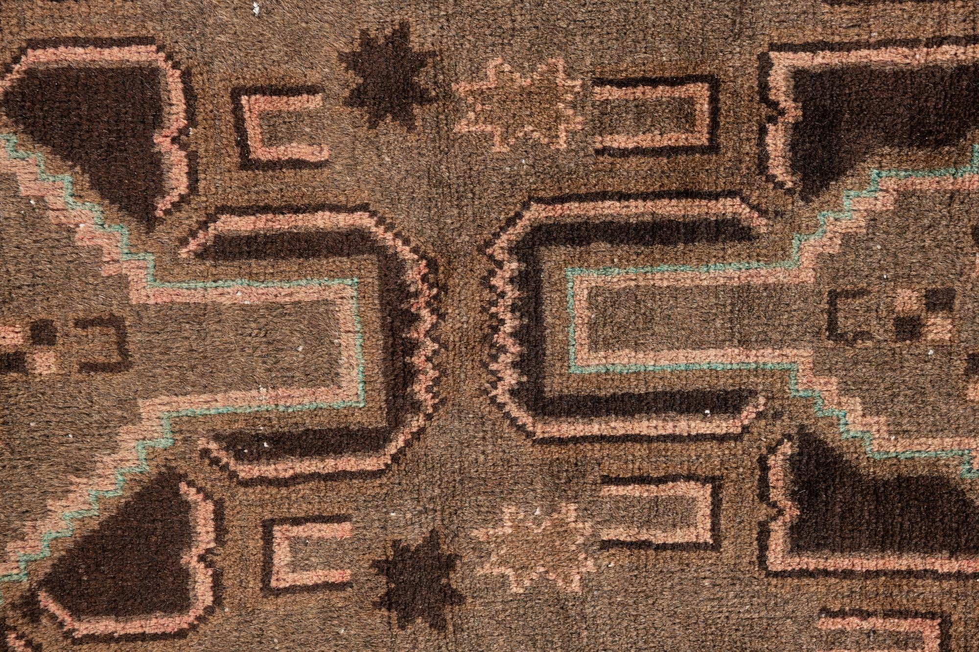 3' 6 x 6' Hand Knotted Ultra Vintage Persian Wool Rug