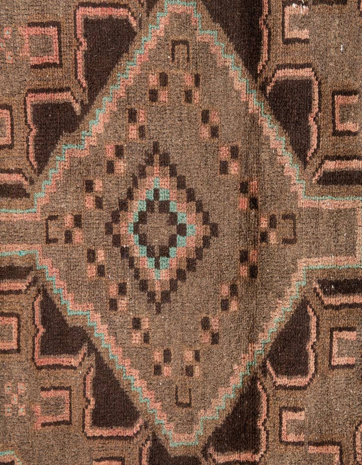 Detail image of 3' 6 x 6'  Hand Knotted Ultra Vintage Persian Wool Rug