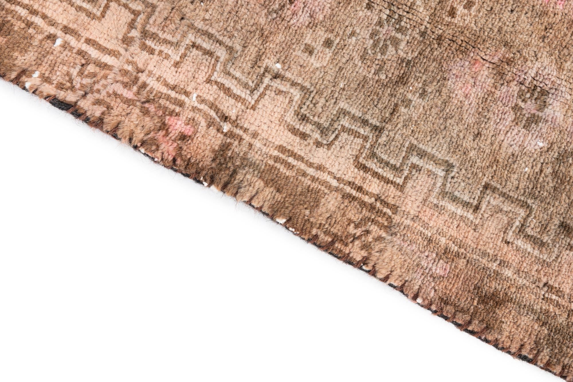 3' 10 x 7' 3 Hand Knotted Ultra Vintage Persian Wool Rug