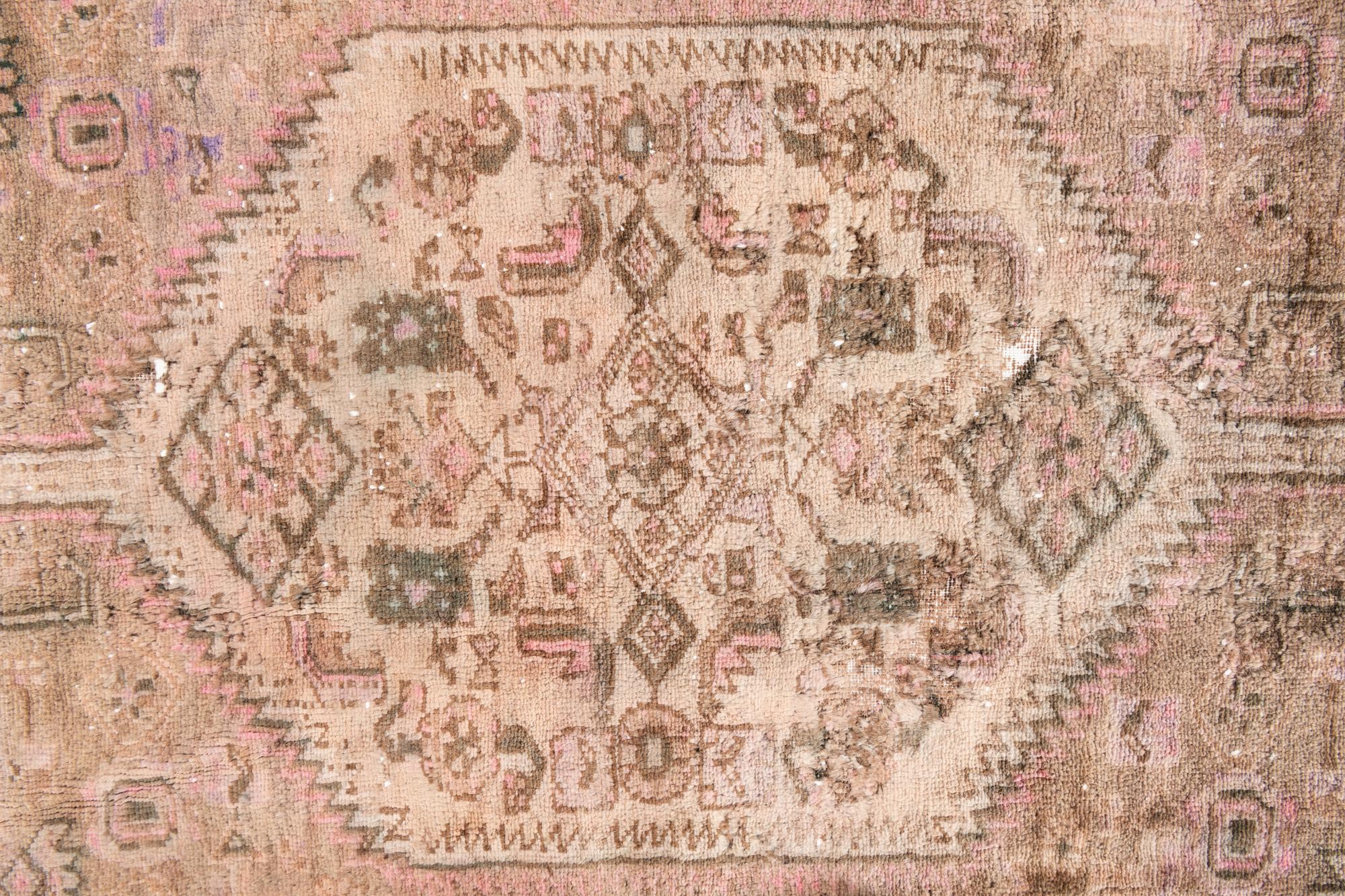 3' 10 x 7' 3 Hand Knotted Ultra Vintage Persian Wool Rug