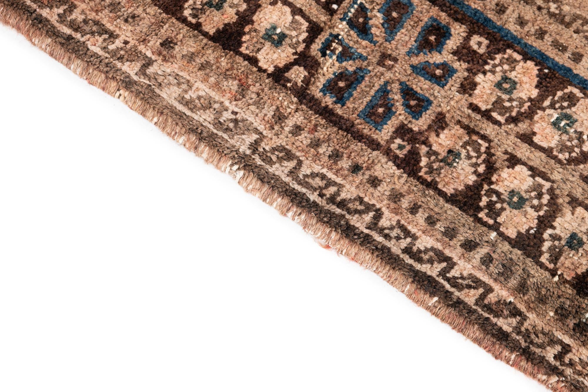 5' 10 x 7' 9 Hand Knotted Ultra Vintage Persian Wool Rug