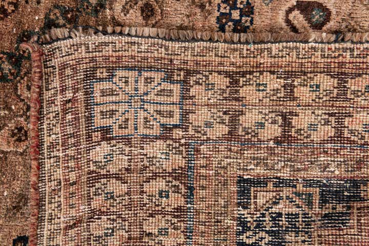 5' 10 x 7' 9 Hand Knotted Ultra Vintage Persian Wool Rug