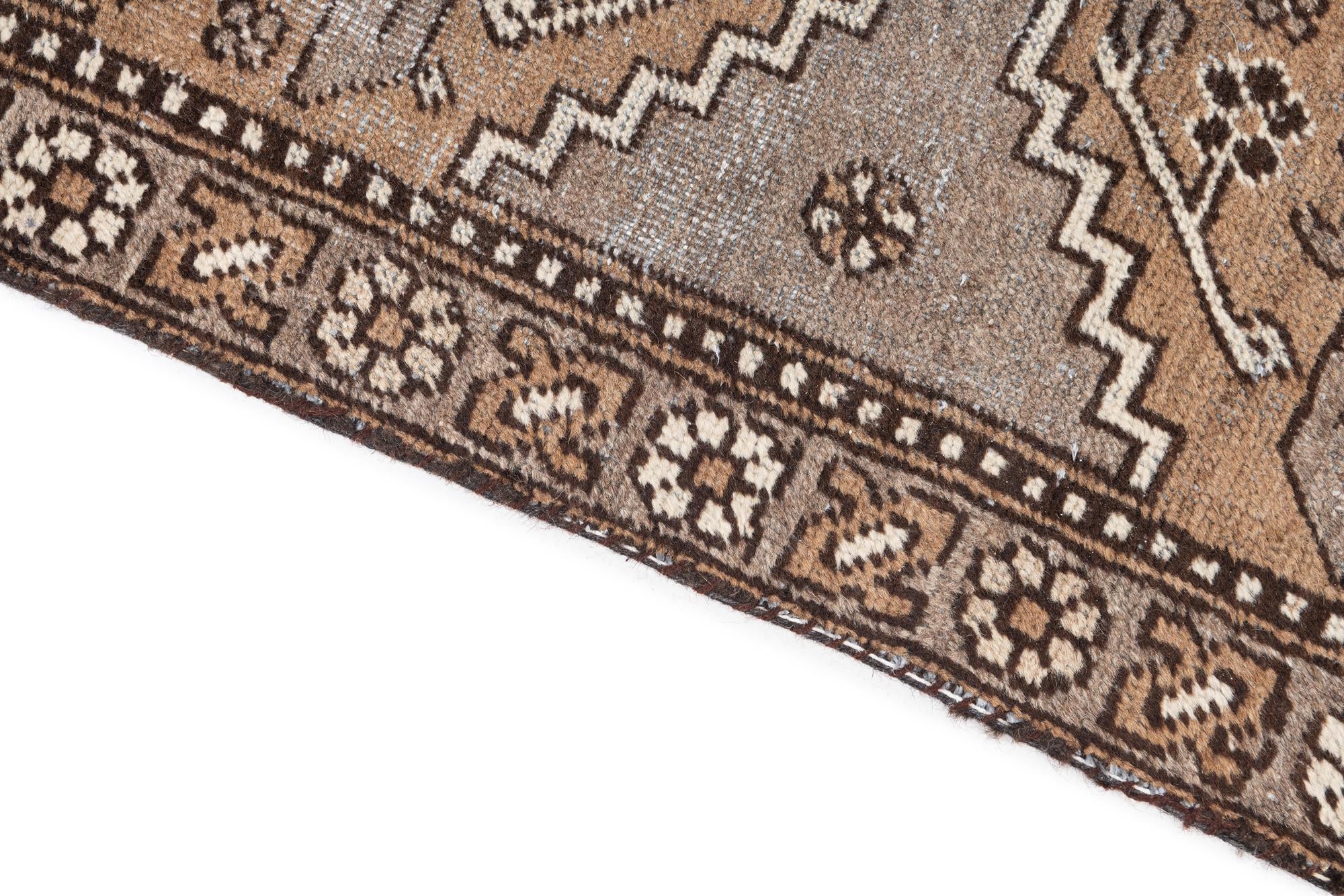 6' 6 x 9' 10 Hand Knotted Ultra Vintage Persian Wool Rug