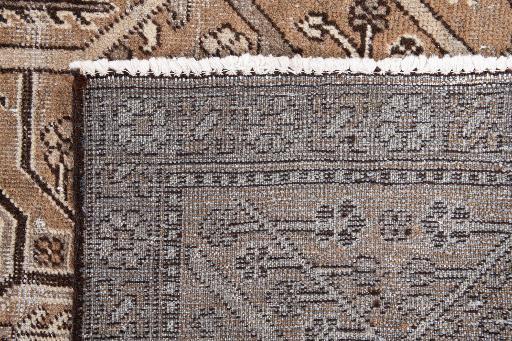 6' 6 x 9' 10 Hand Knotted Ultra Vintage Persian Wool Rug