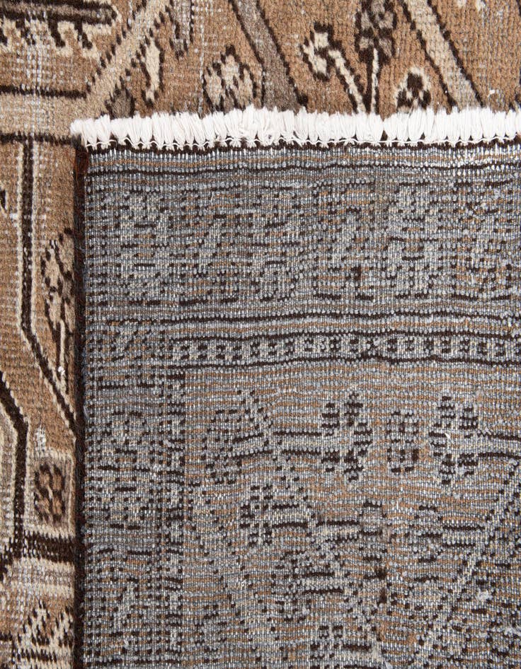 Detail image of 6' 6 x 9' 10  Hand Knotted Ultra Vintage Persian Wool Rug