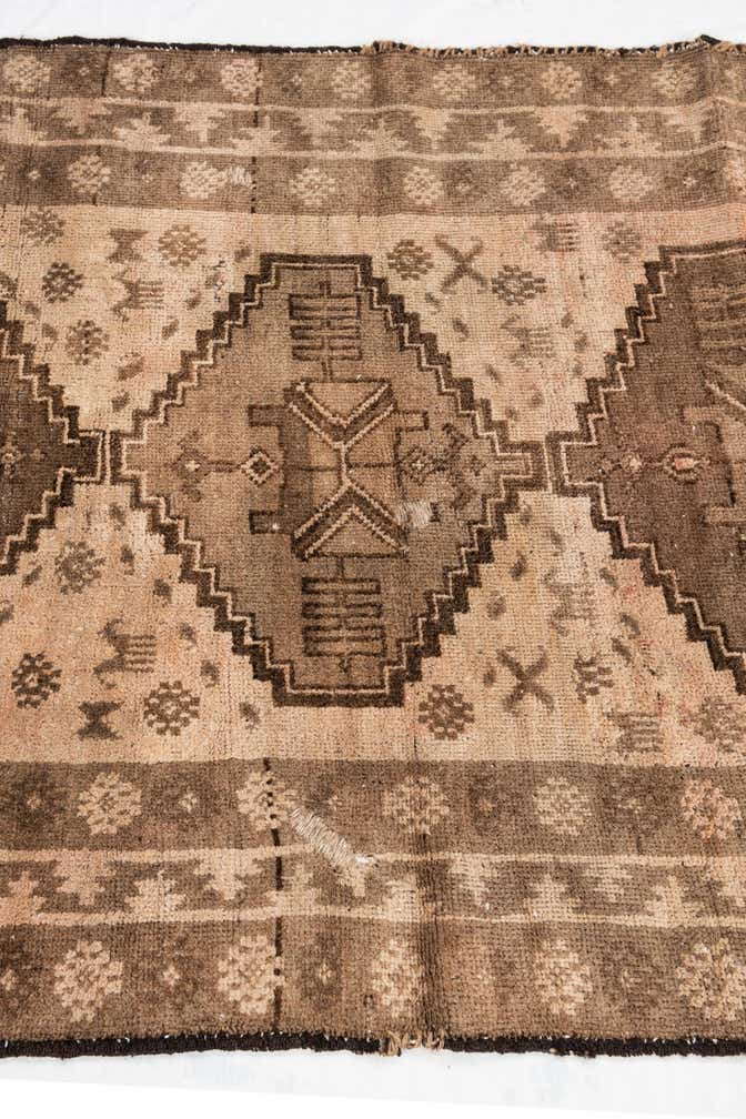 3' 1 x 4' 6 Hand Knotted Ultra Vintage Persian Wool Rug