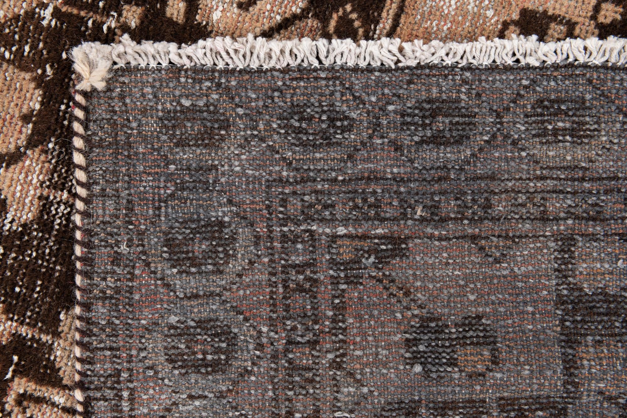 4' 2 x 6' 7 Hand Knotted Ultra Vintage Persian Wool Rug
