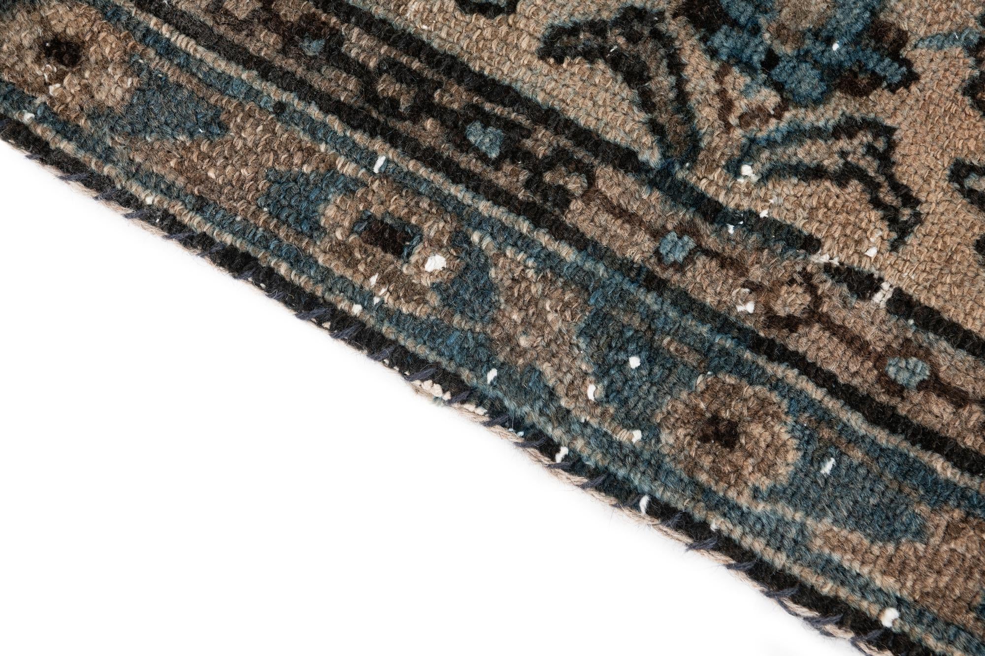 5' 3 x 8' 6 Hand Knotted Ultra Vintage Persian Wool Rug
