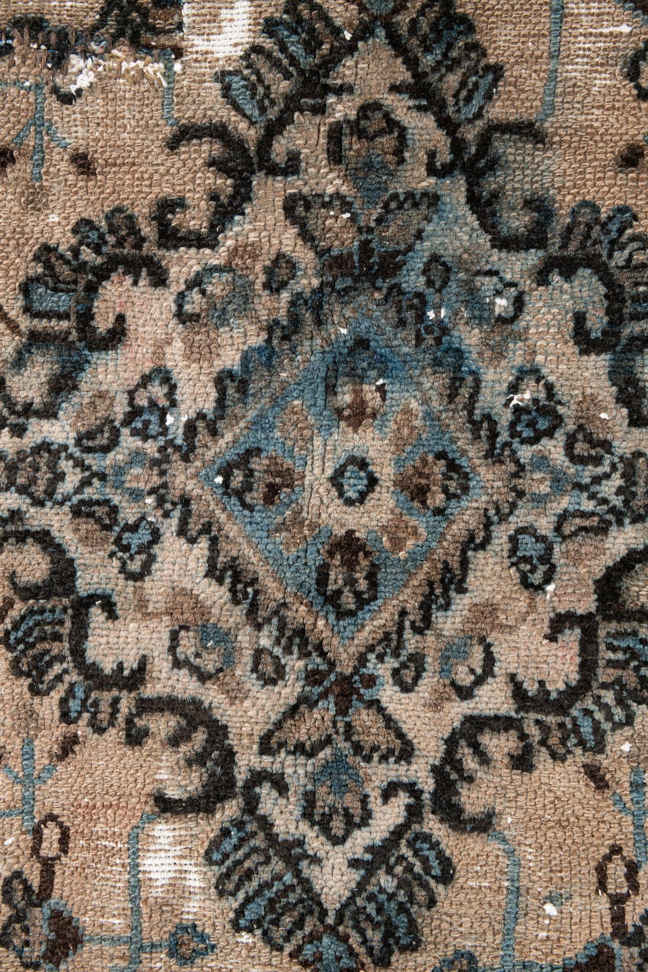 5' 3 x 8' 6 Hand Knotted Ultra Vintage Persian Wool Rug