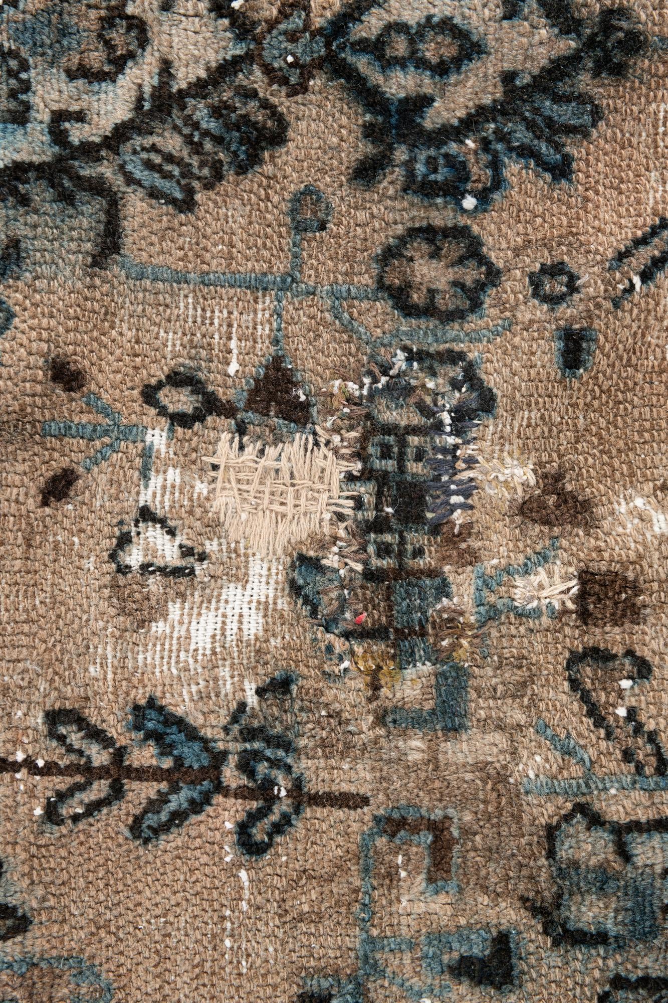 5' 3 x 8' 6 Hand Knotted Ultra Vintage Persian Wool Rug