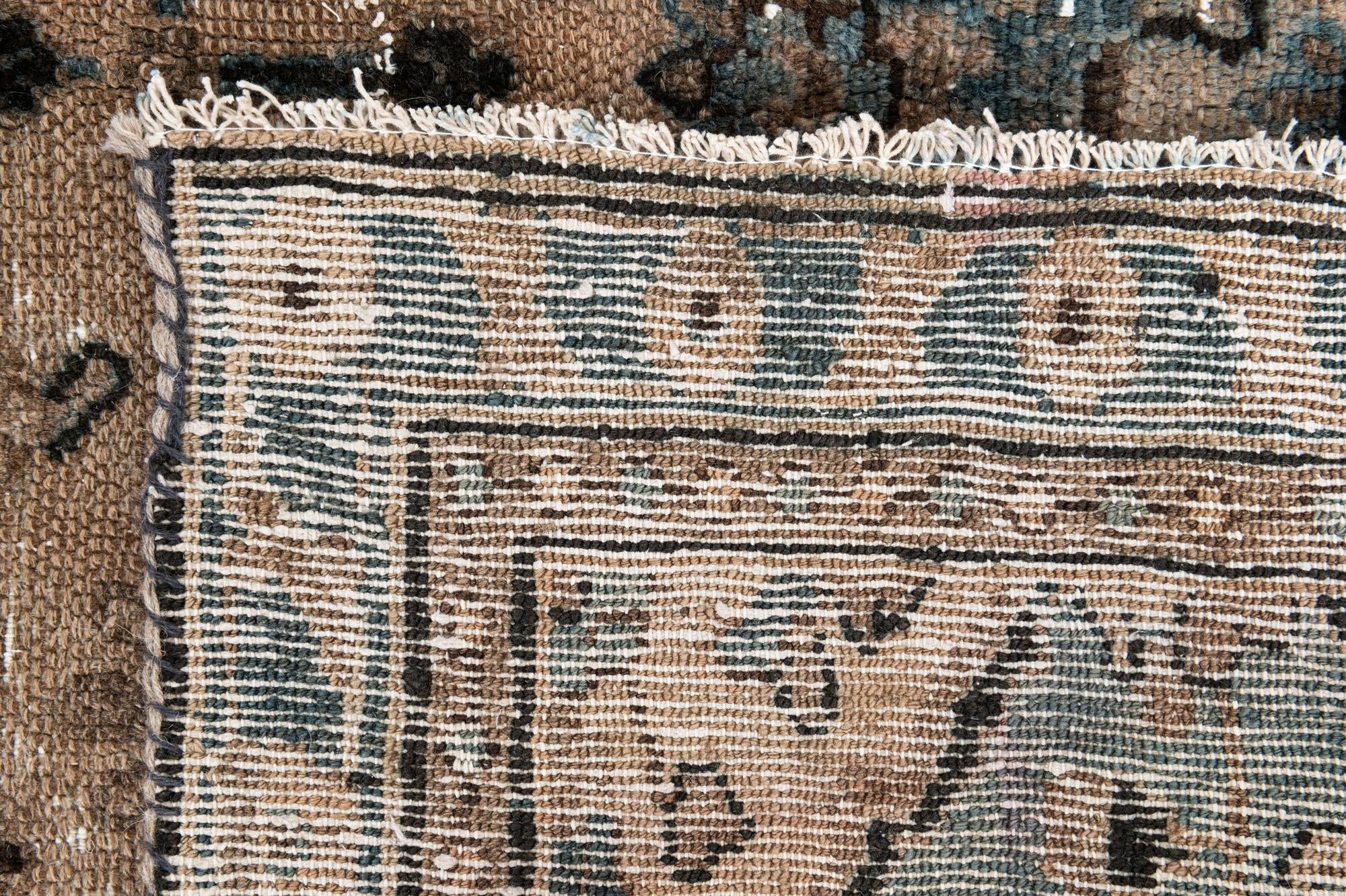 5' 3 x 8' 6 Hand Knotted Ultra Vintage Persian Wool Rug