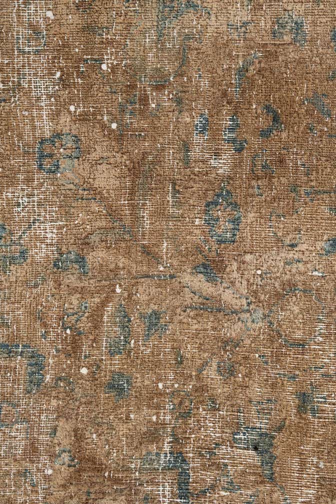 9' 5 x 12' 5 Hand Knotted Ultra Vintage Persian Wool Rug
