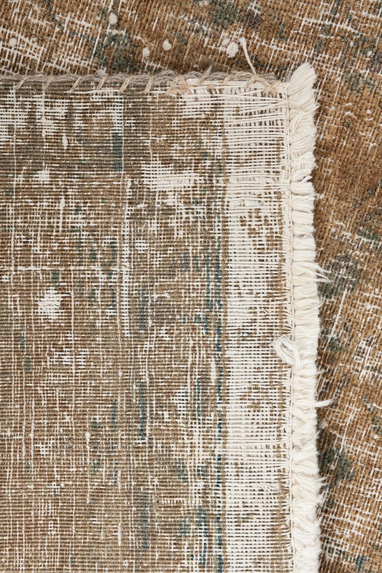 9' 5 x 12' 5 Hand Knotted Ultra Vintage Persian Wool Rug