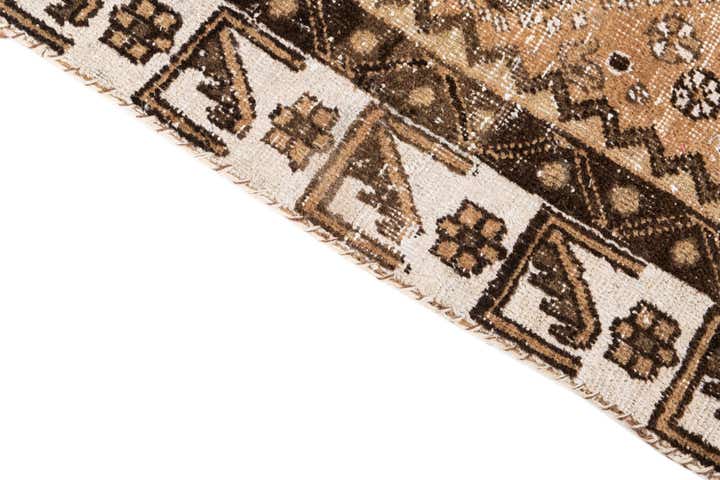 3' 8 x 6' 2 Hand Knotted Ultra Vintage Persian Wool Rug