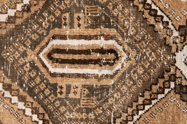 3' 8 x 6' 2 Hand Knotted Ultra Vintage Persian Wool Rug