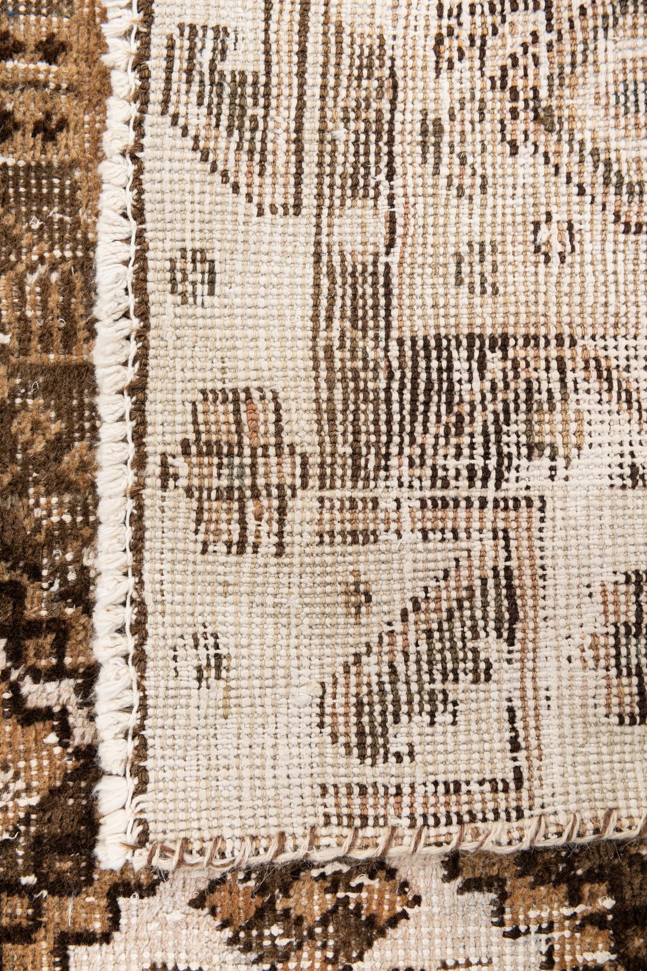 3' 8 x 6' 2 Hand Knotted Ultra Vintage Persian Wool Rug