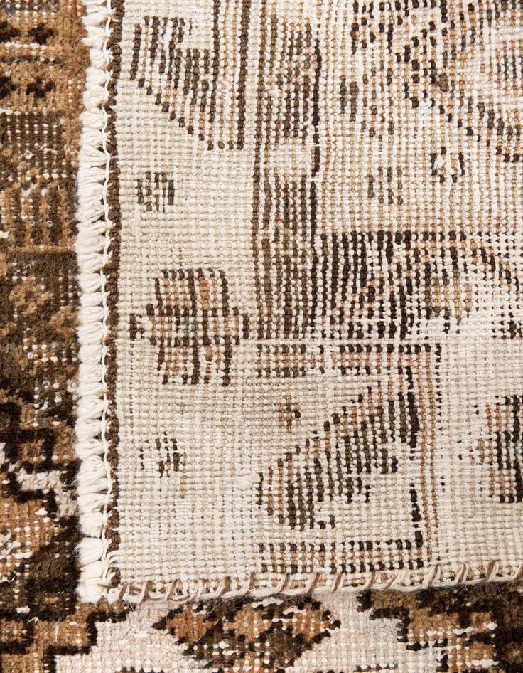 Detail image of 3' 8 x 6' 2  Hand Knotted Ultra Vintage Persian Wool Rug