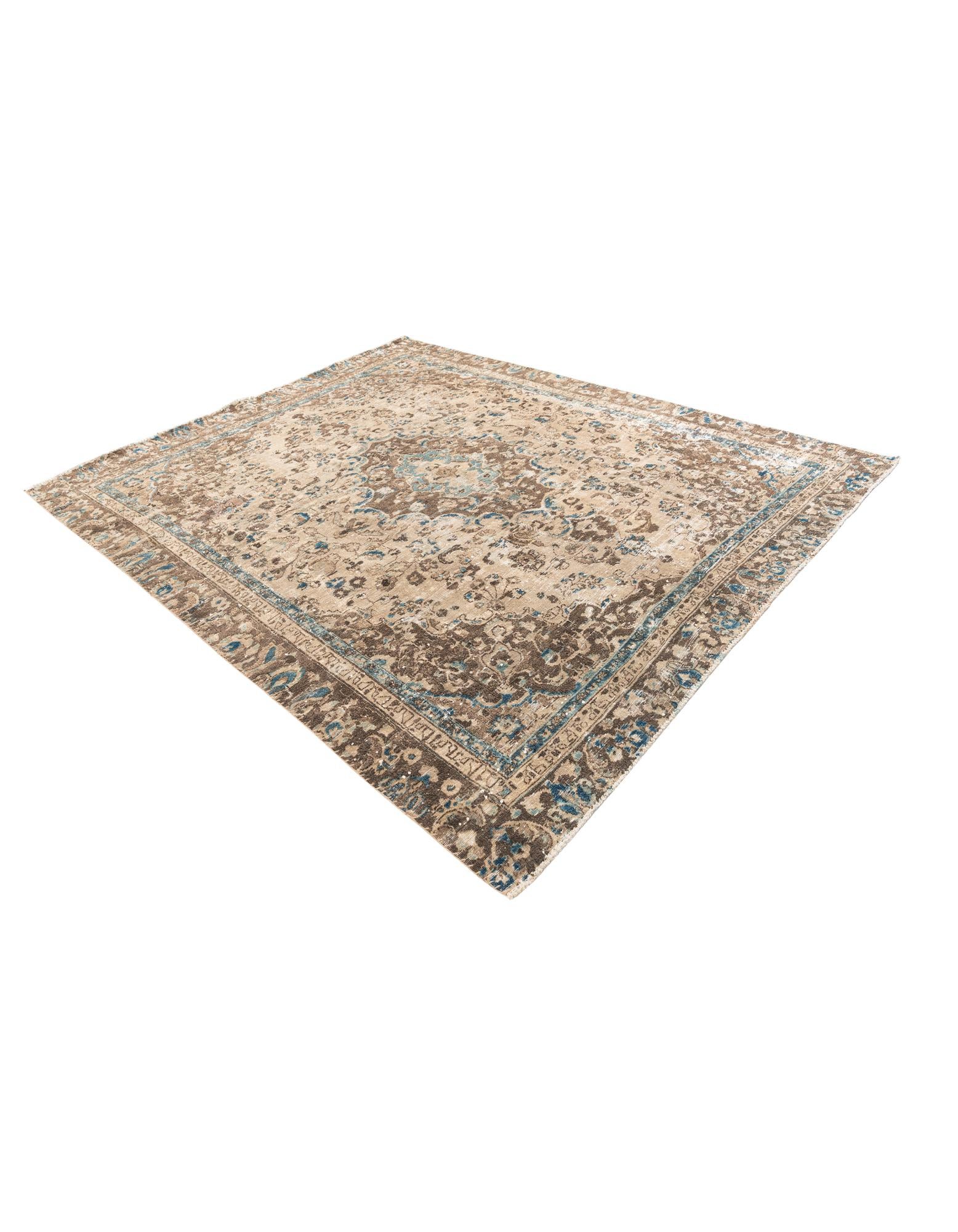 7' x 8' 8 Hand Knotted Ultra Vintage Persian Wool Rug