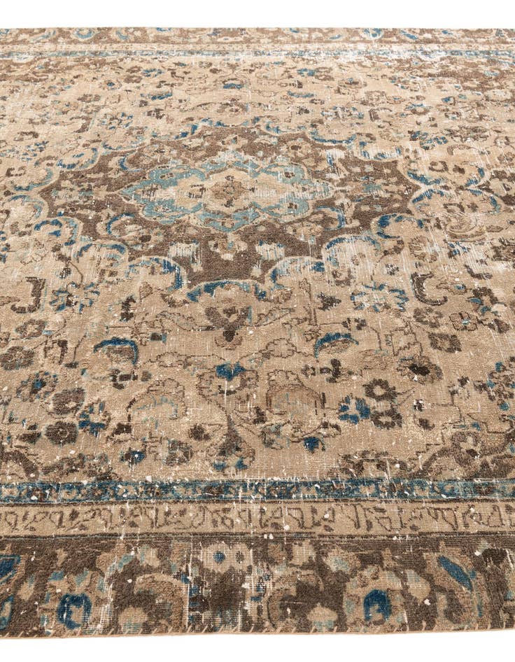 Detail image of 7' x 8' 8  Hand Knotted Ultra Vintage Persian Wool Rug