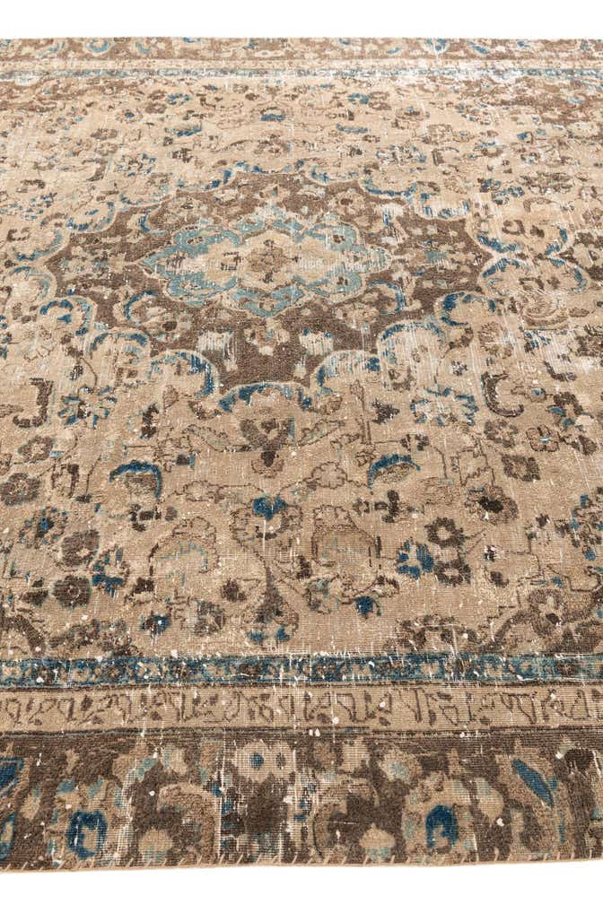 7' x 8' 8 Hand Knotted Ultra Vintage Persian Wool Rug