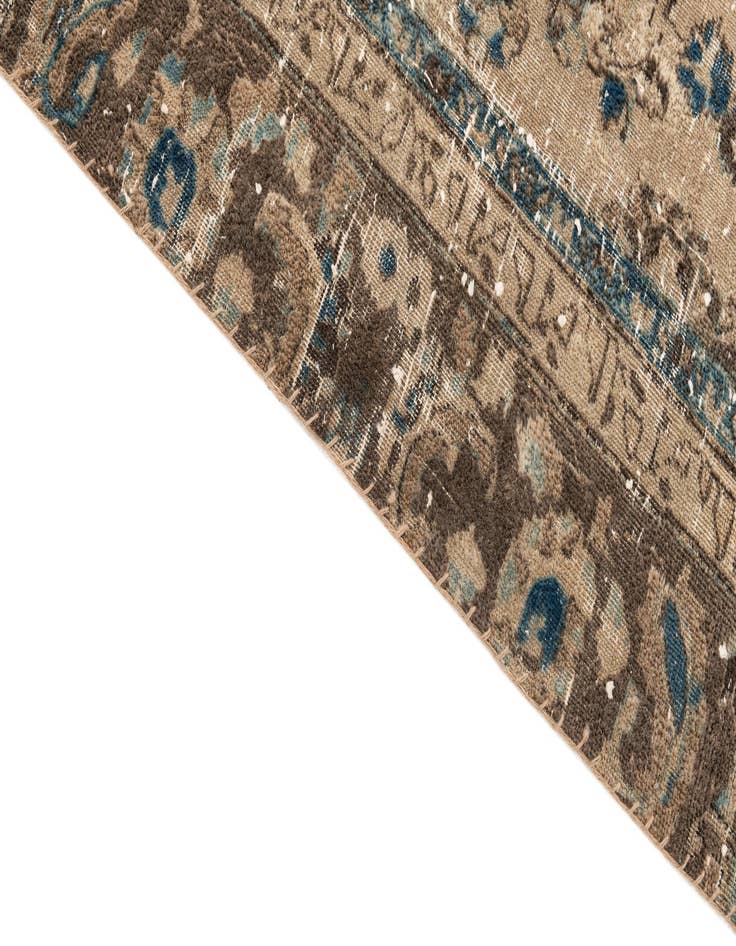 Detail image of 7' x 8' 8  Hand Knotted Ultra Vintage Persian Wool Rug