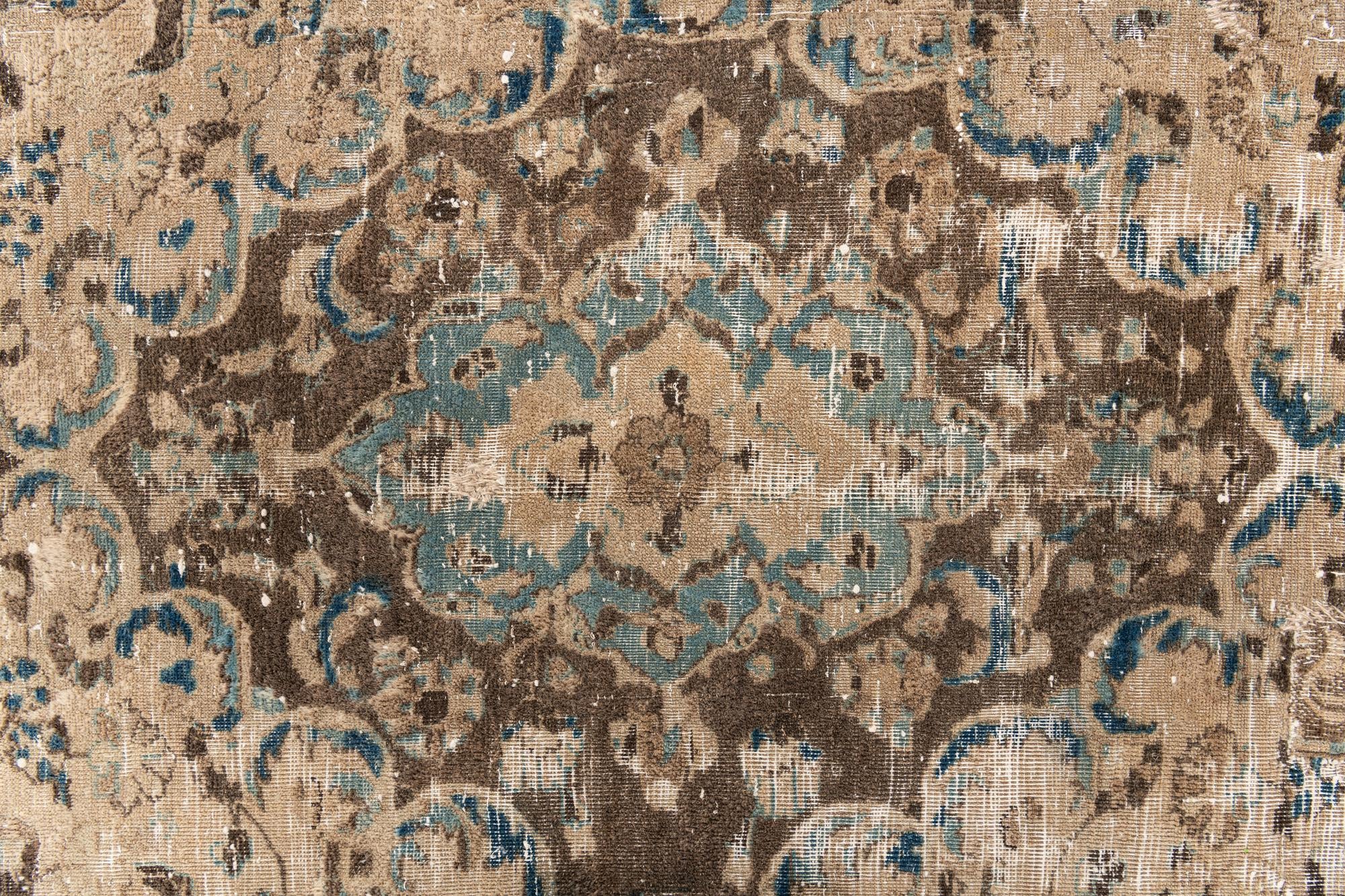 7' x 8' 8 Hand Knotted Ultra Vintage Persian Wool Rug