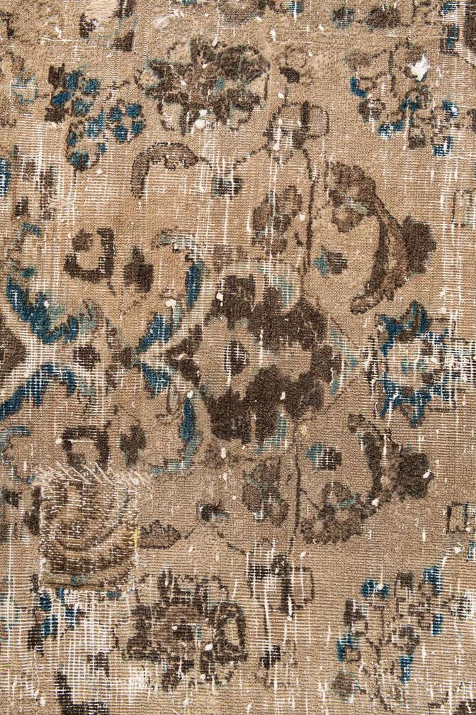 7' x 8' 8 Hand Knotted Ultra Vintage Persian Wool Rug