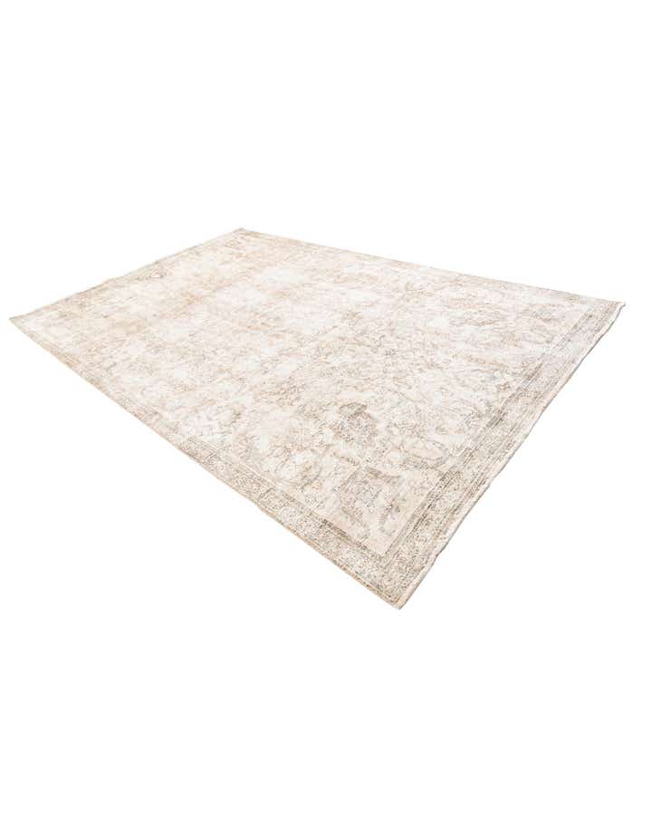 7' x 10' 10 Hand Knotted Ultra Vintage Persian Wool Rug