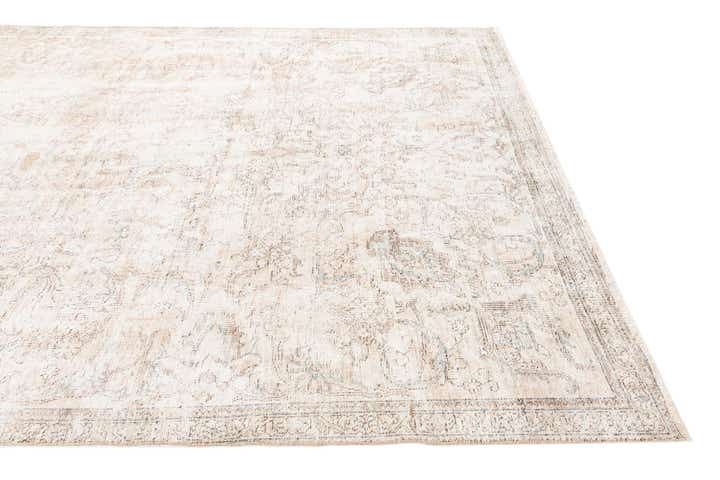 7' x 10' 10 Hand Knotted Ultra Vintage Persian Wool Rug