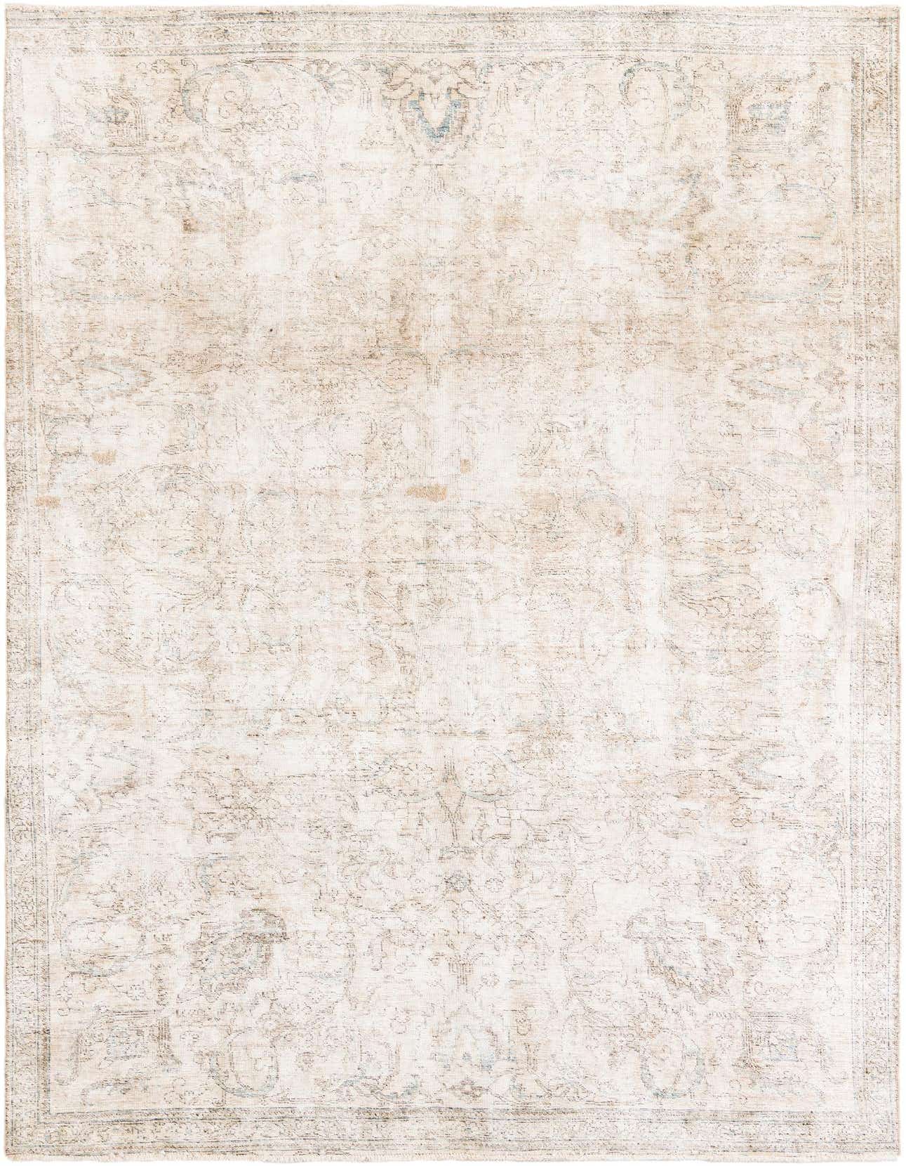 Primary image 7' x 10' 10  Hand Knotted Ultra Vintage Persian Wool Rug