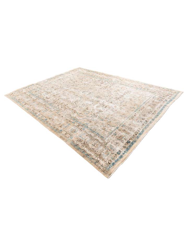 8' 2 x 10' 8 Hand Knotted Ultra Vintage Persian Wool Rug