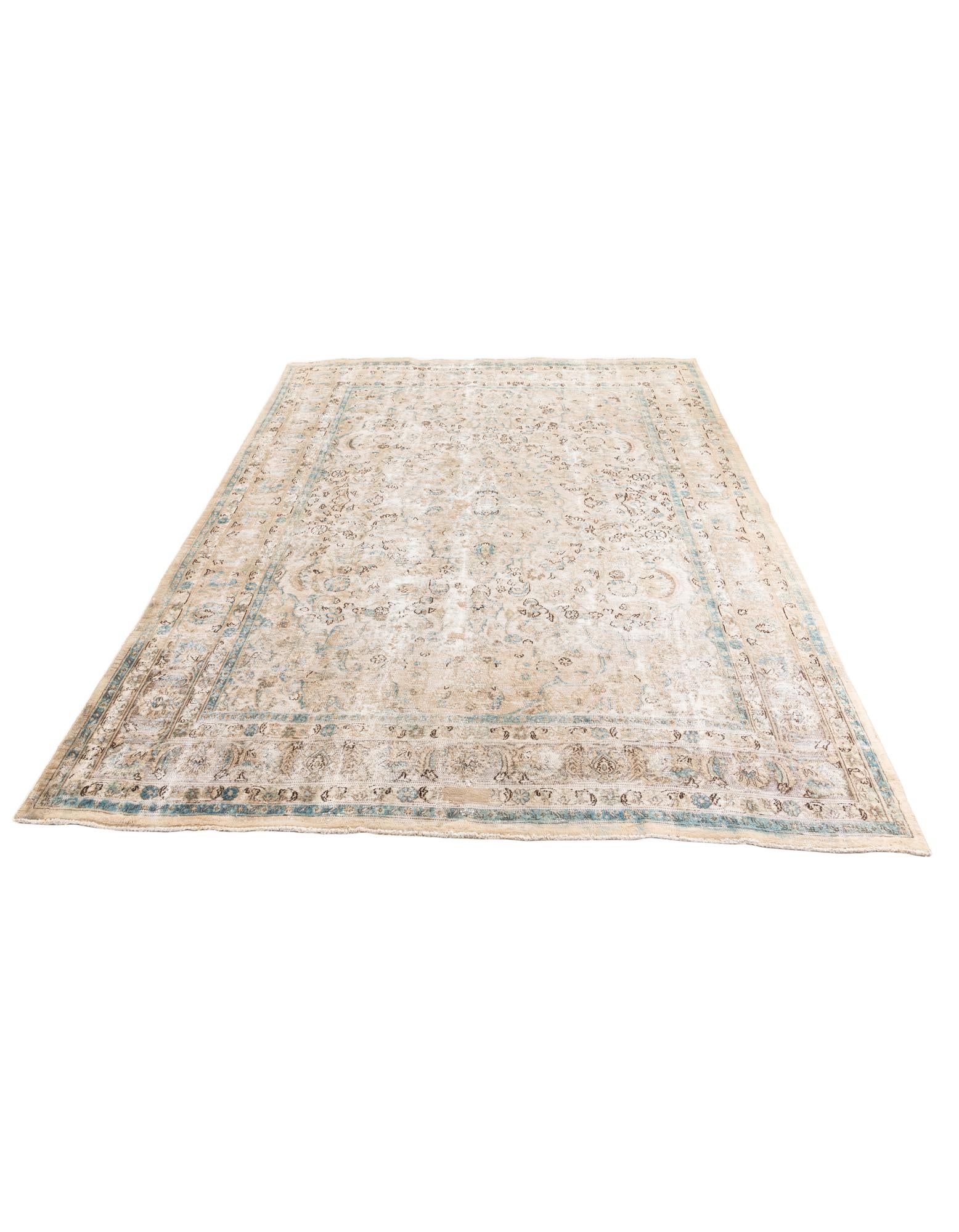 8' 2 x 10' 8 Hand Knotted Ultra Vintage Persian Wool Rug