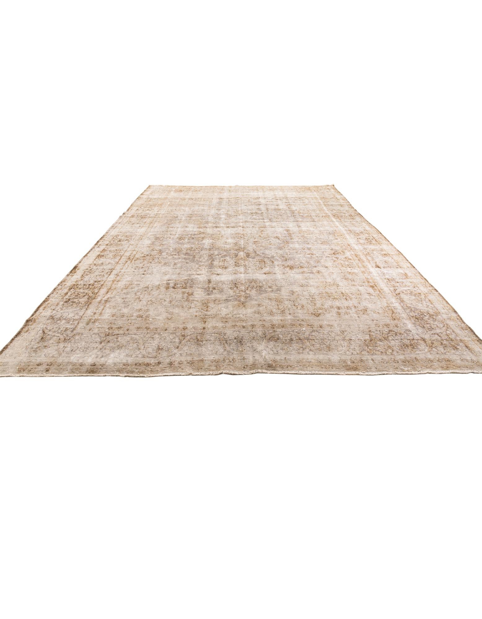 9' 5 x 12' 9 Hand Knotted Ultra Vintage Wool Rug