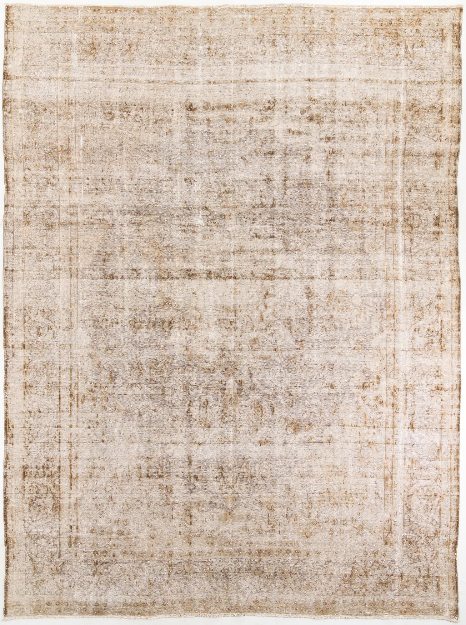 9' 5 x 12' 9 Hand Knotted Ultra Vintage Wool Rug
