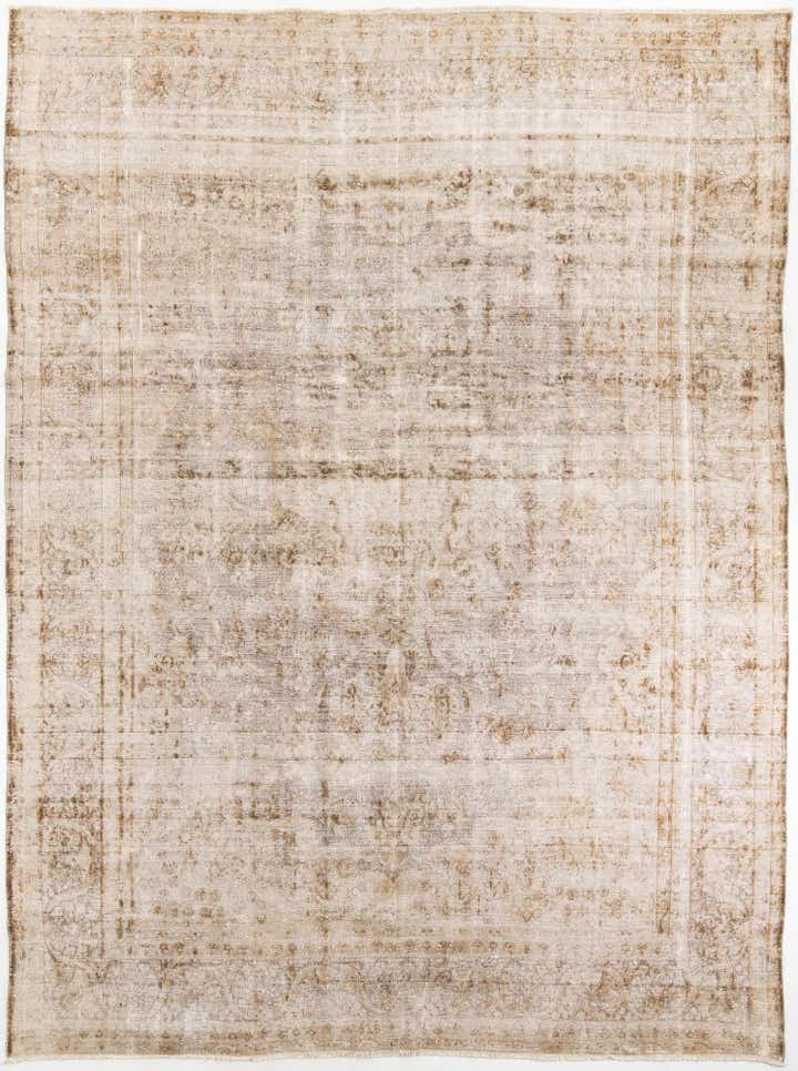 9' 5 x 12' 9 Hand Knotted Ultra Vintage Wool Rug