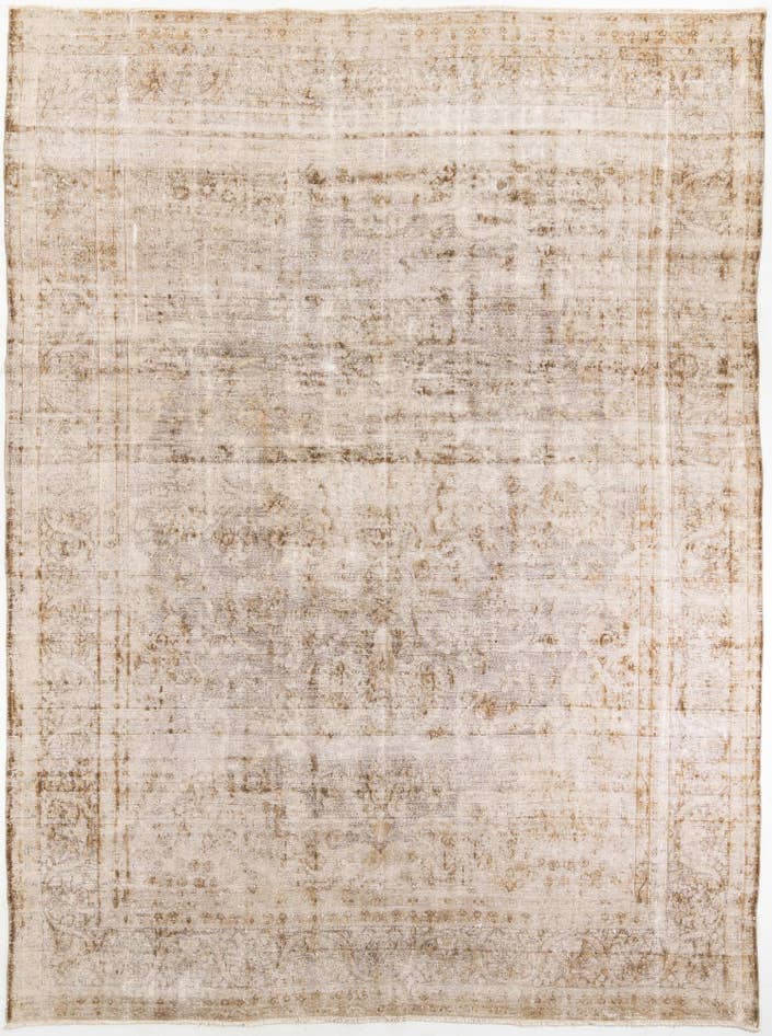 Detail image of 9' 5 x 12' 9 Hand Knotted Ultra Vintage Wool Rug