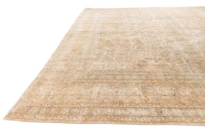 9' 7 x 11' 6 Hand Knotted Ultra Vintage Persian Wool Rug