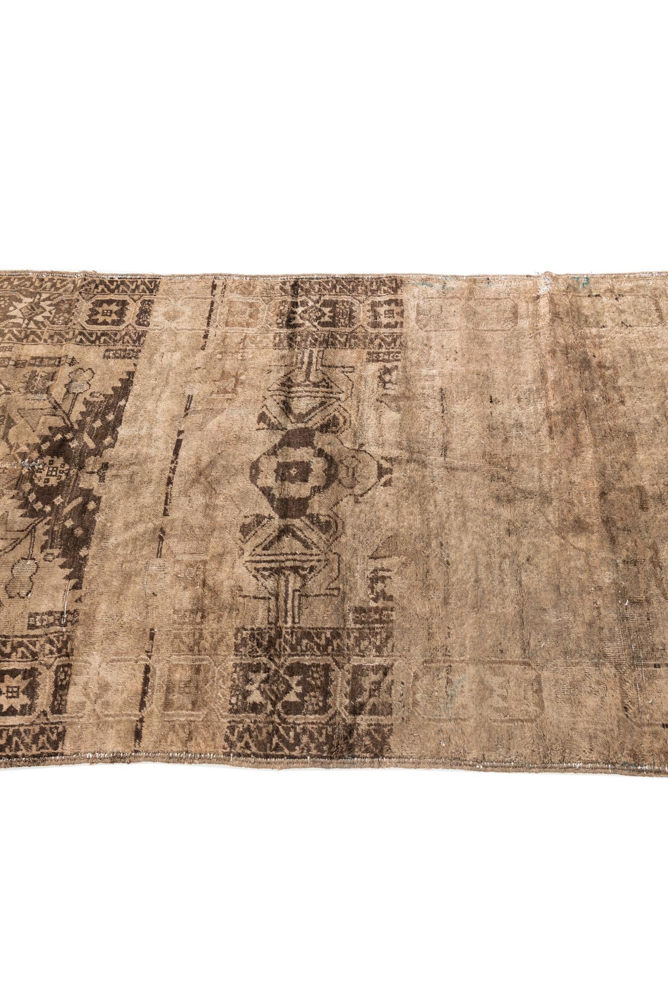 3' 2 x 5' 10 Hand Knotted Ultra Vintage Persian Wool Rug