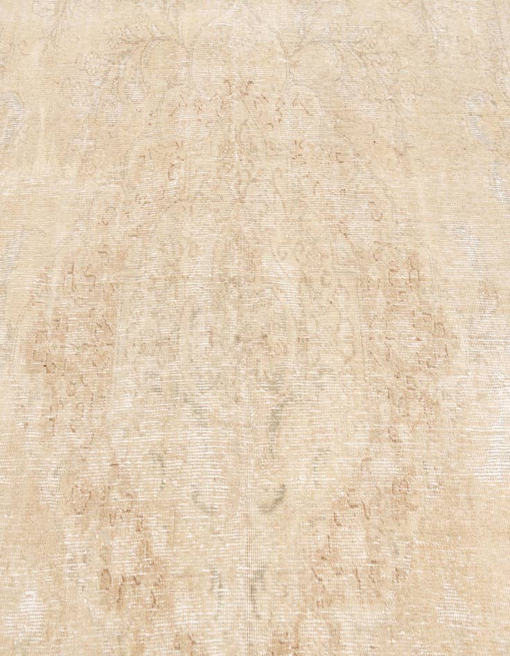 Detail image of 6' 4 x 9' 9  Hand Knotted Ultra Vintage Persian Wool Rug