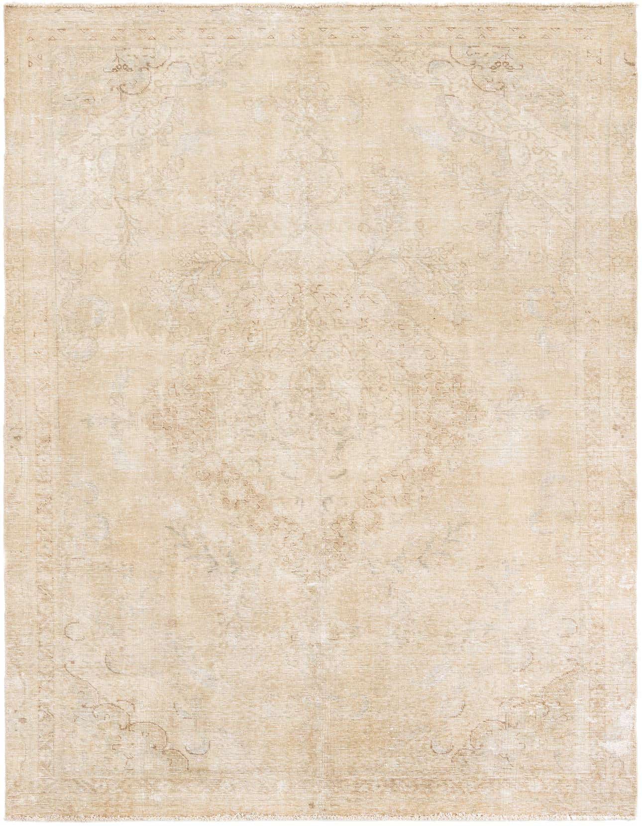 Primary image 6' 4 x 9' 9  Hand Knotted Ultra Vintage Persian Wool Rug