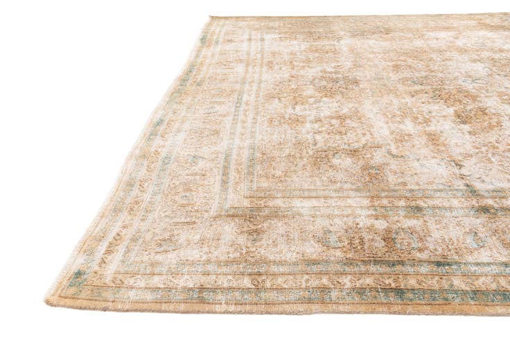 Detail image of 9' 9 x 12' 6 Hand Knotted Ultra Vintage Persian Wool Rug